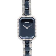 Chanel Premiere H2163 Quartz Watch Ceramic SS Diamond