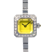 Corum Sugar Cube Ref.137.425.47 Quartz Watch SS Diamond