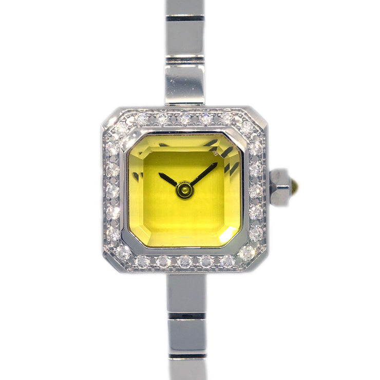 Corum Sugar Cube Ref.137.425.47 Quartz Watch SS Diamond