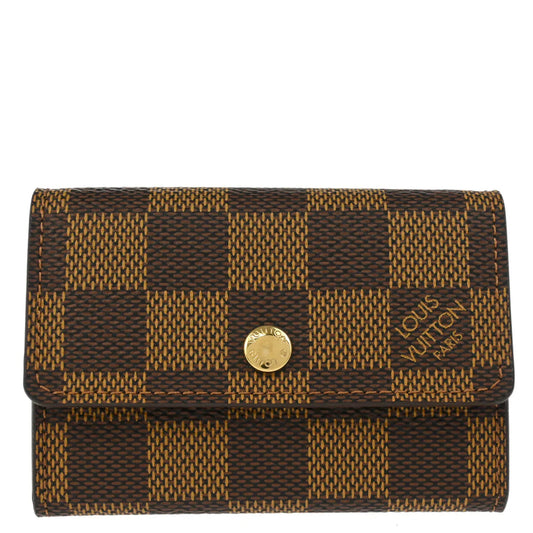 Louis Vuitton 2005 Damier Porte Monnaie Plat Coin Case Wallet N61930