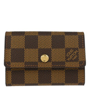 Louis Vuitton 2005 Damier Porte Monnaie Plat Coin Case Wallet N61930