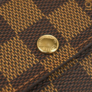 Louis Vuitton 2005 Damier Porte Monnaie Plat Coin Case Wallet N61930