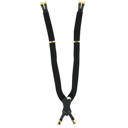 Chanel Black Suspenders Small Good