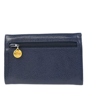 Chanel 1991-1994 Navy Caviar Bifold Wallet Purse