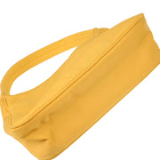 Prada Yellow Nylon Hobo Handbag