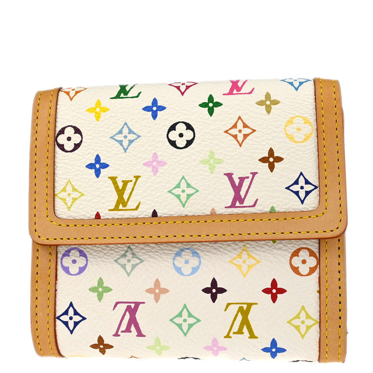 Louis Vuitton 2005 Multicolor Porte Monnaie Billet Cartes Credit M92983