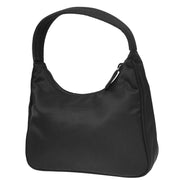 Prada Black Nylon Hobo Handbag