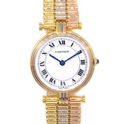 Cartier Must Vendome Trinity Quartz Watch 18KYG 18KPG 18KWG