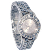 Christian Dior CD112115 Crystal Quartz Watch SS Diamond