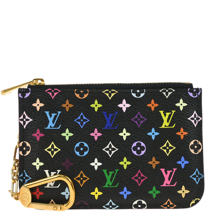 Louis Vuitton 2009 Multicolor Pochette Cles Coin Case Wallet M93735