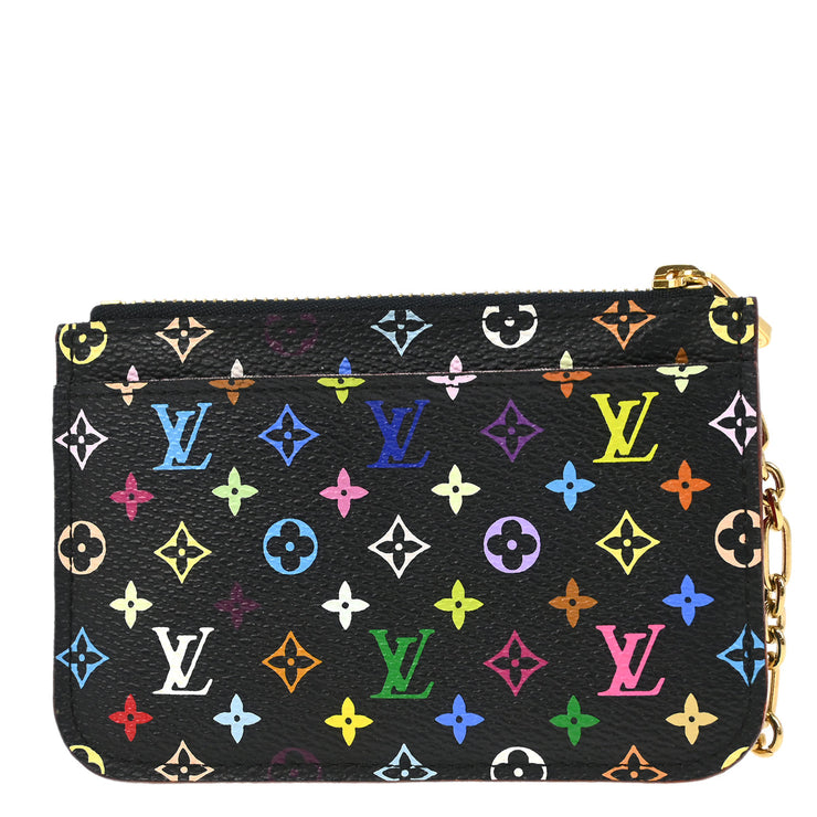 Louis Vuitton 2009 Multicolor Pochette Cles Coin Case Wallet M93735