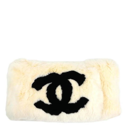 Chanel 2001 Rabbit Fur Fur Scarf