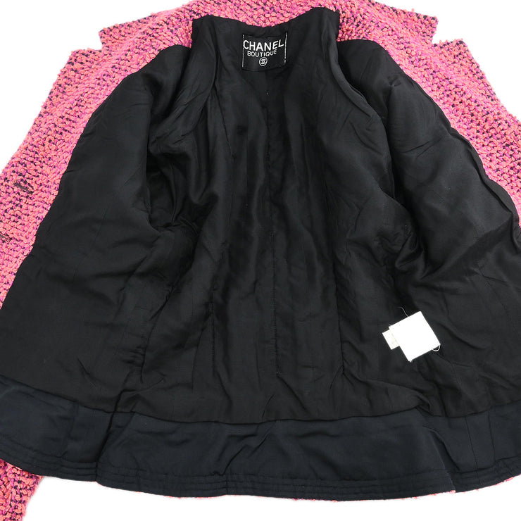 Chanel Single Breasted Jacket Pink