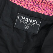 Chanel Single Breasted Jacket Pink