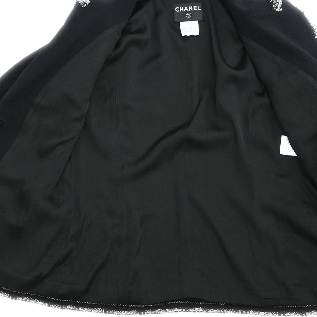Chanel 2005 Single Breasted Emblem Jacket Black #46 – AMORE