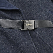 Chanel 2000 Coat Gray Navy #44