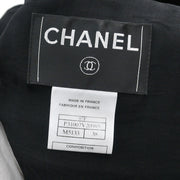 Chanel 2007 Collarless Jacket Black #38