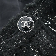 Chanel 2007 Collarless Jacket Black #38