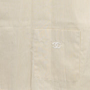 Chanel 1999 Sleeveless Blouse Shirt Beige #40