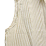 Chanel 1999 Sleeveless Blouse Shirt Beige #40