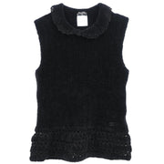 Chanel 2002 Sleeveless Top Black #42