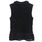 Chanel 2002 Sleeveless Top Black #42