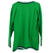 Chanel 1994 Ensemble Cardigan Top Green #42