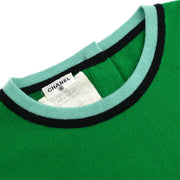 Chanel 1994 Ensemble Cardigan Top Green #42