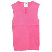 Chanel 1997 Sleeveless Top Pink #40