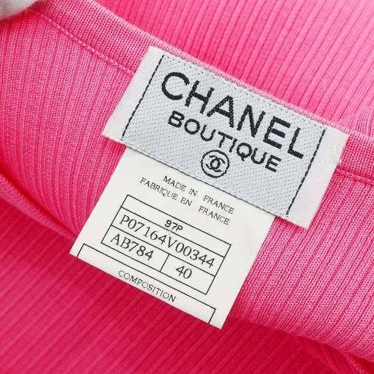 Chanel 1997 Sleeveless Top Pink #40