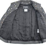 Chanel 2006 Setup Suit Jacket Skirt Black #36