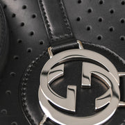 Gucci Black Leather Interlocking Handbag