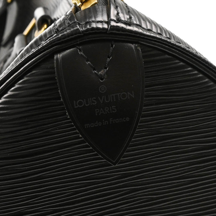 Louis Vuitton 1994 Black Epi Speedy 30 Handbag M43002