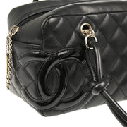 Chanel 2005-2006 Black Calfskin Cambon Ligne Handbag