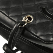 Chanel 2005-2006 Black Calfskin Cambon Ligne Handbag