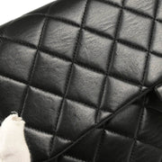 Chanel 1994-1996 Black Lambskin Chain Backpack