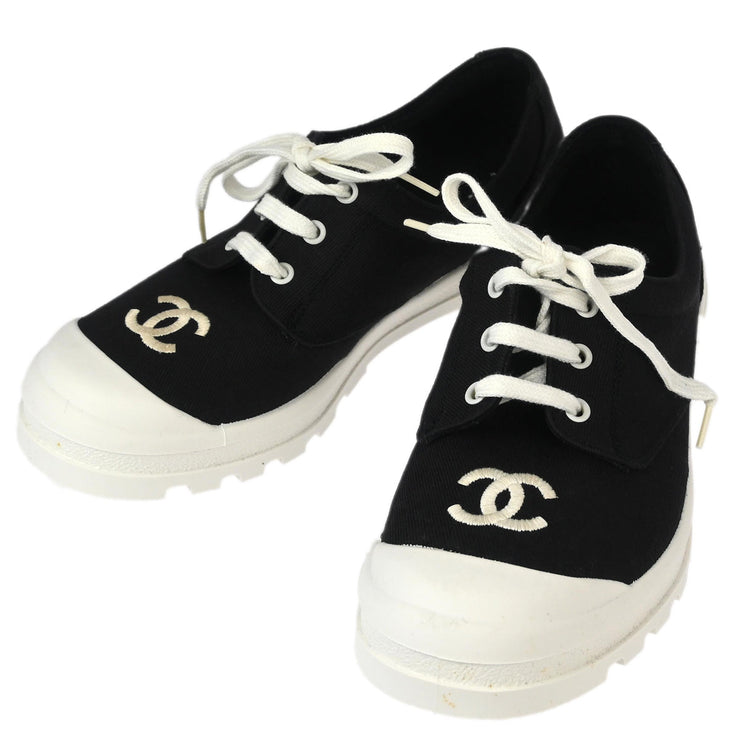 Chanel * Black Shoes Sneakers #37