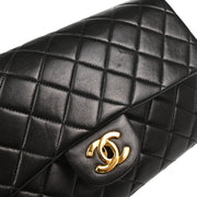 Chanel 1996-1997 Black Lambskin Backpack