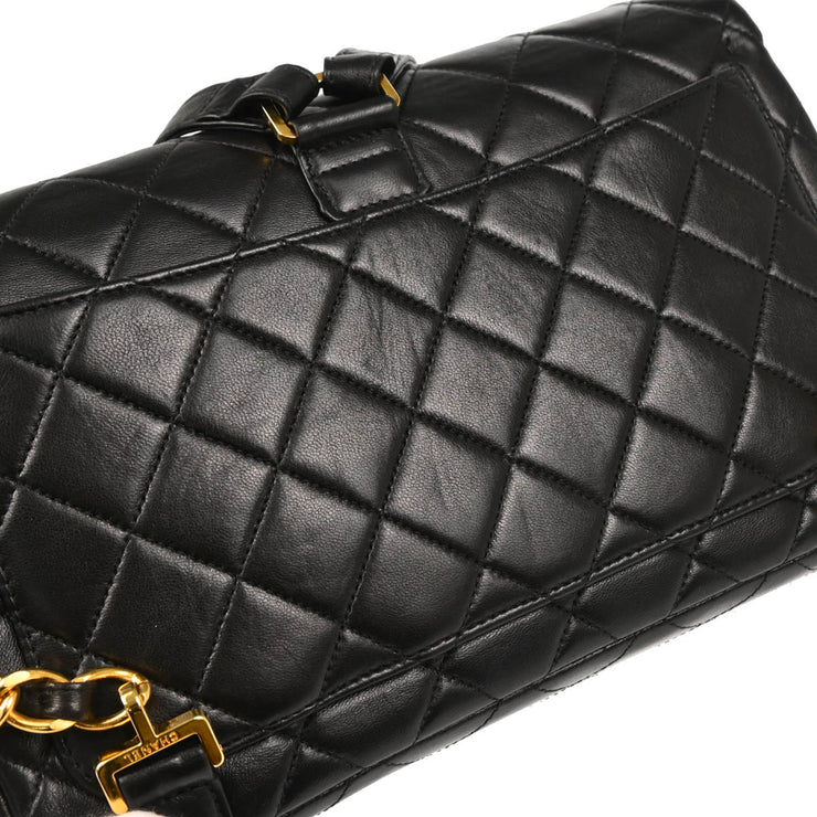 Chanel 1996-1997 Black Lambskin Backpack