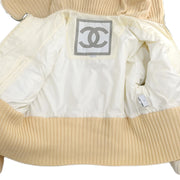 Chanel 2000 Sport Line Zip Up Jacket White #40