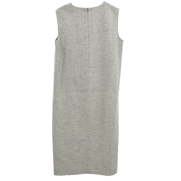 Hermes Sleeveless Dress Gray #40