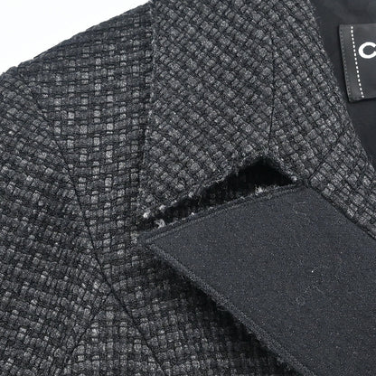 Chanel 2009 Double Breasted Jacket Black #36