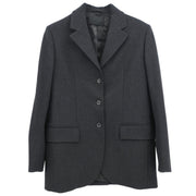 Prada Single Breasted Jacket Gray #38