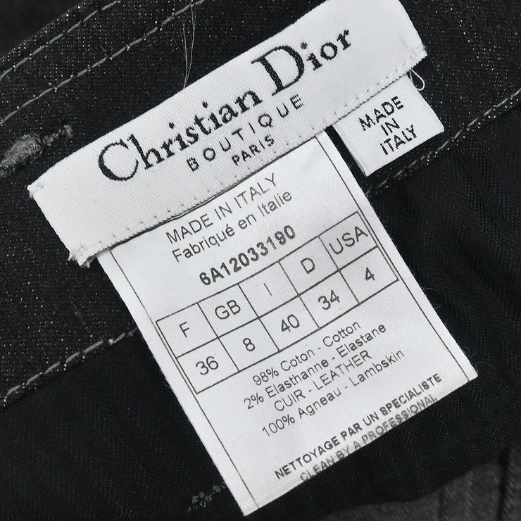 Christian Dior 2006 Skirt Denim Black #40