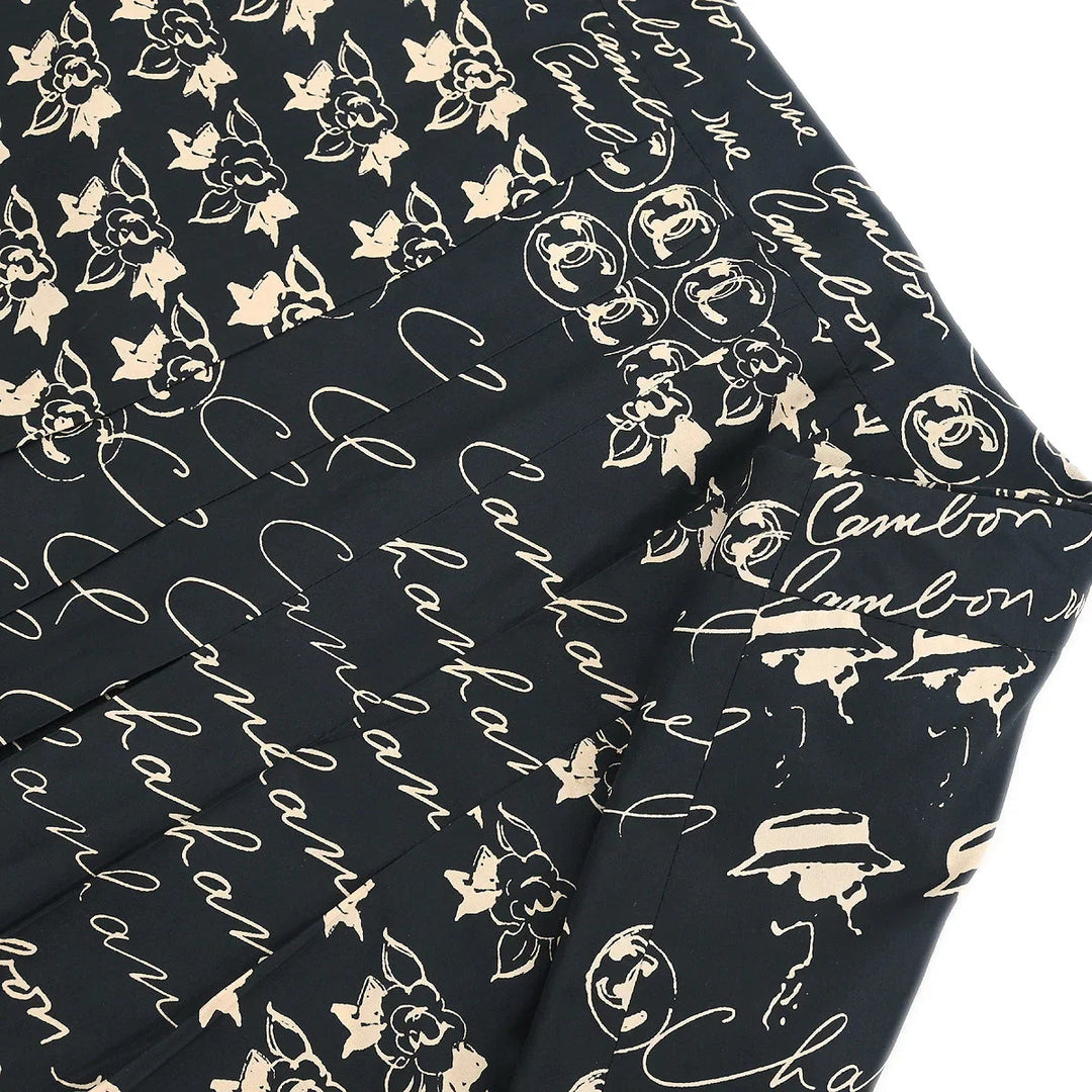 SALE❣️CHANELのロングskirt、超美品、00製、#38 Chanel-Spring-2005-Gold-Maxi-