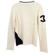 Chanel 2005 Cambon Ligne Long Sleeve Top White #42