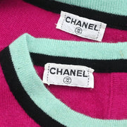 Chanel Ensemble Cardigan Top Pink