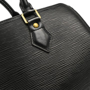 Louis Vuitton 2002 Black Epi Speedy 25 Handbag M43012