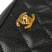 Chanel 1994-1996 Black Caviar Camera Bag Mini