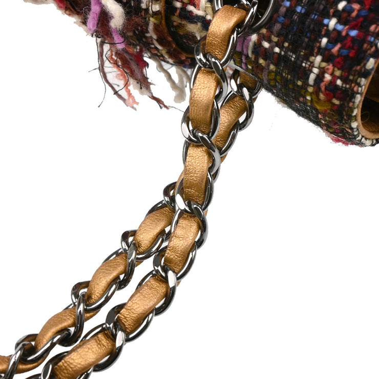 Chanel 2005-2006 Multicolor Tweed Chain Shoulder Bag